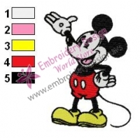 Mickey Mouse Cartoon Embroidery 8
